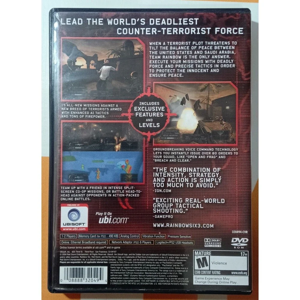 Tom Clancy's Rainbow Six 3 (PS2)